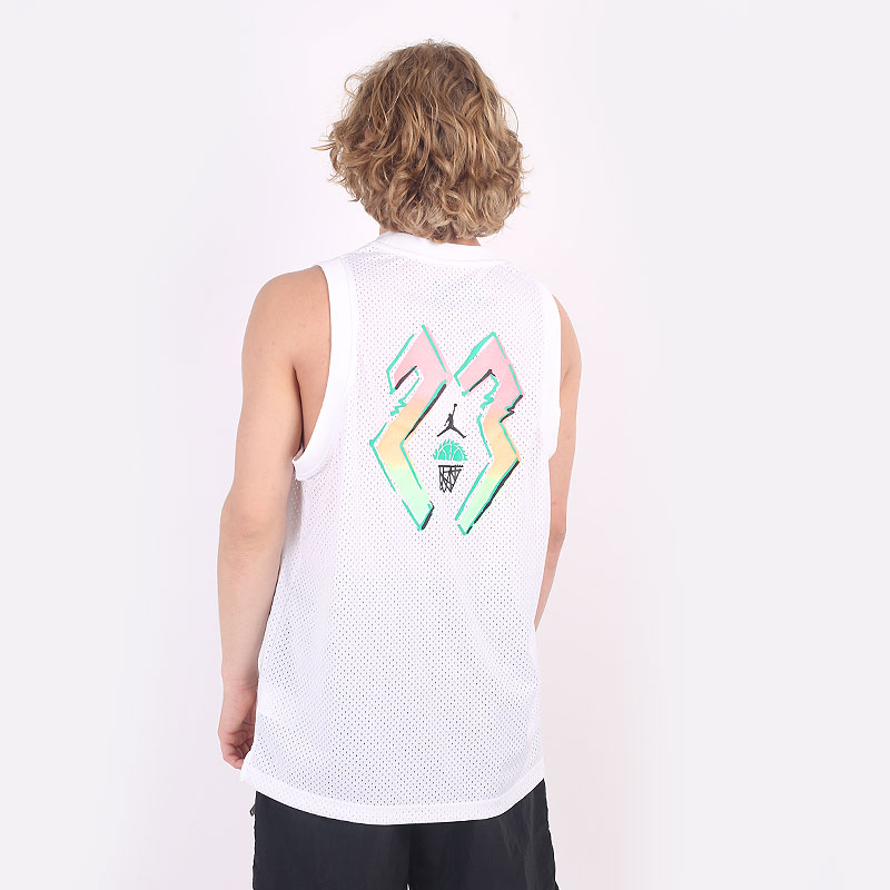 Мужская майка Jordan Jersey (DQ5867-100)  - цена, описание, фото 5